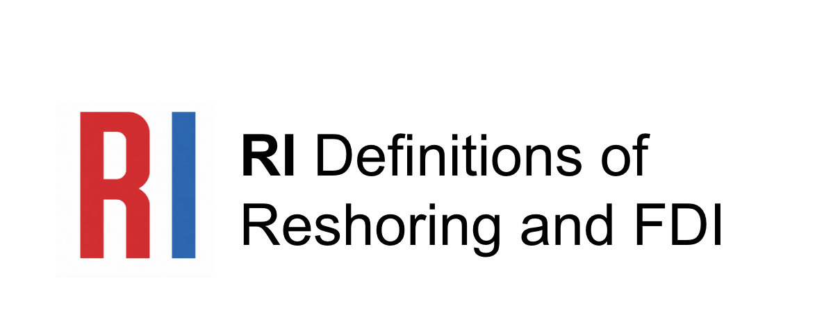 Reshoring and FDI Definitions